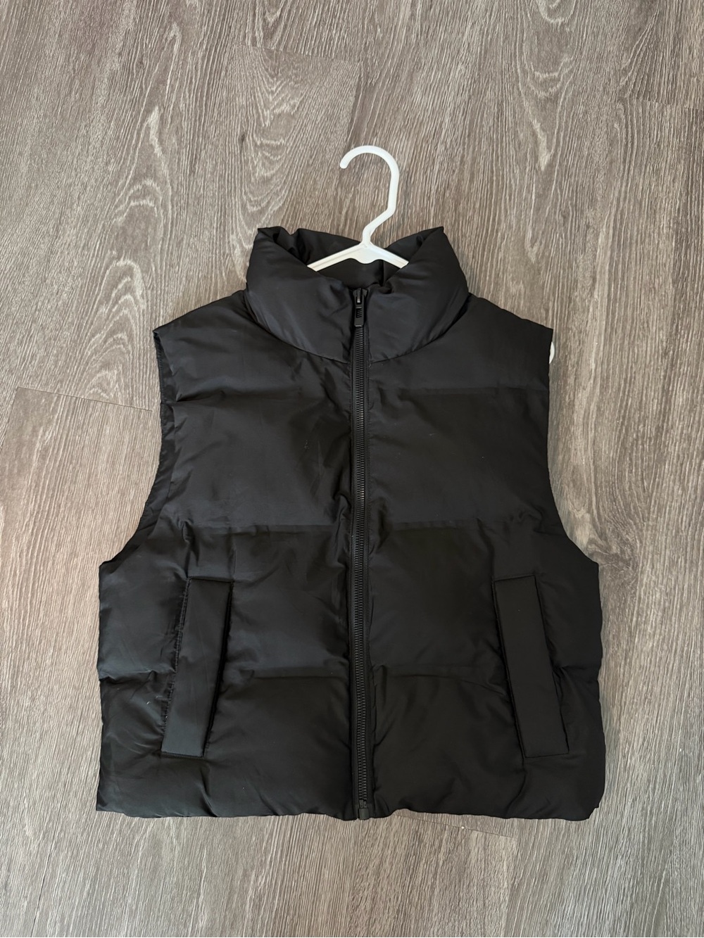 Zara Black Puffer Vest — Women's Lightweight Quilted Jacket